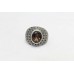 Unisex Ring 925 Sterling Silver brown smoky quartz Natural Gem Stone P 420